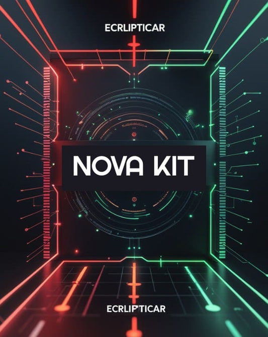 Course cover design with 'Nova Kit' branding and futuristic elements.