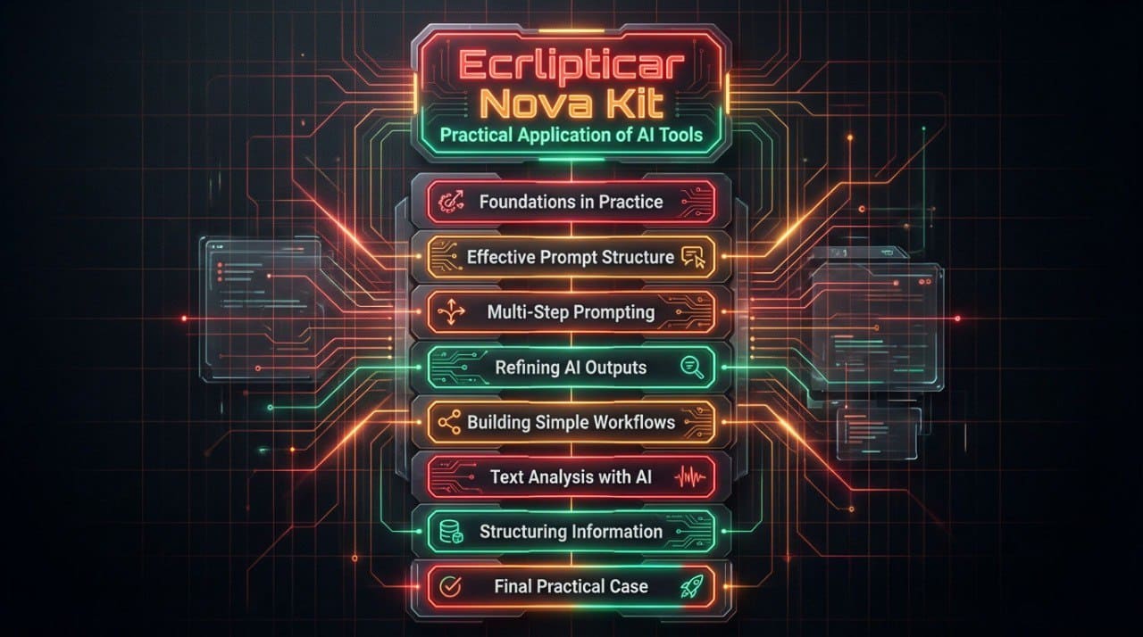 Ecrlipticar Nova Kit diagram with text on a dark background