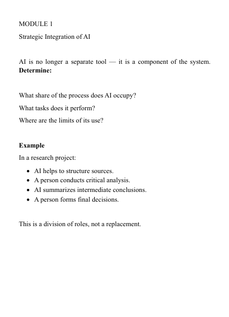 Preview of PDF AI course 'Zenith Course' content topics on a white background